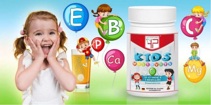 Complex multivitaminic și mineral pentru copii și adolescenți, 60 comprimate